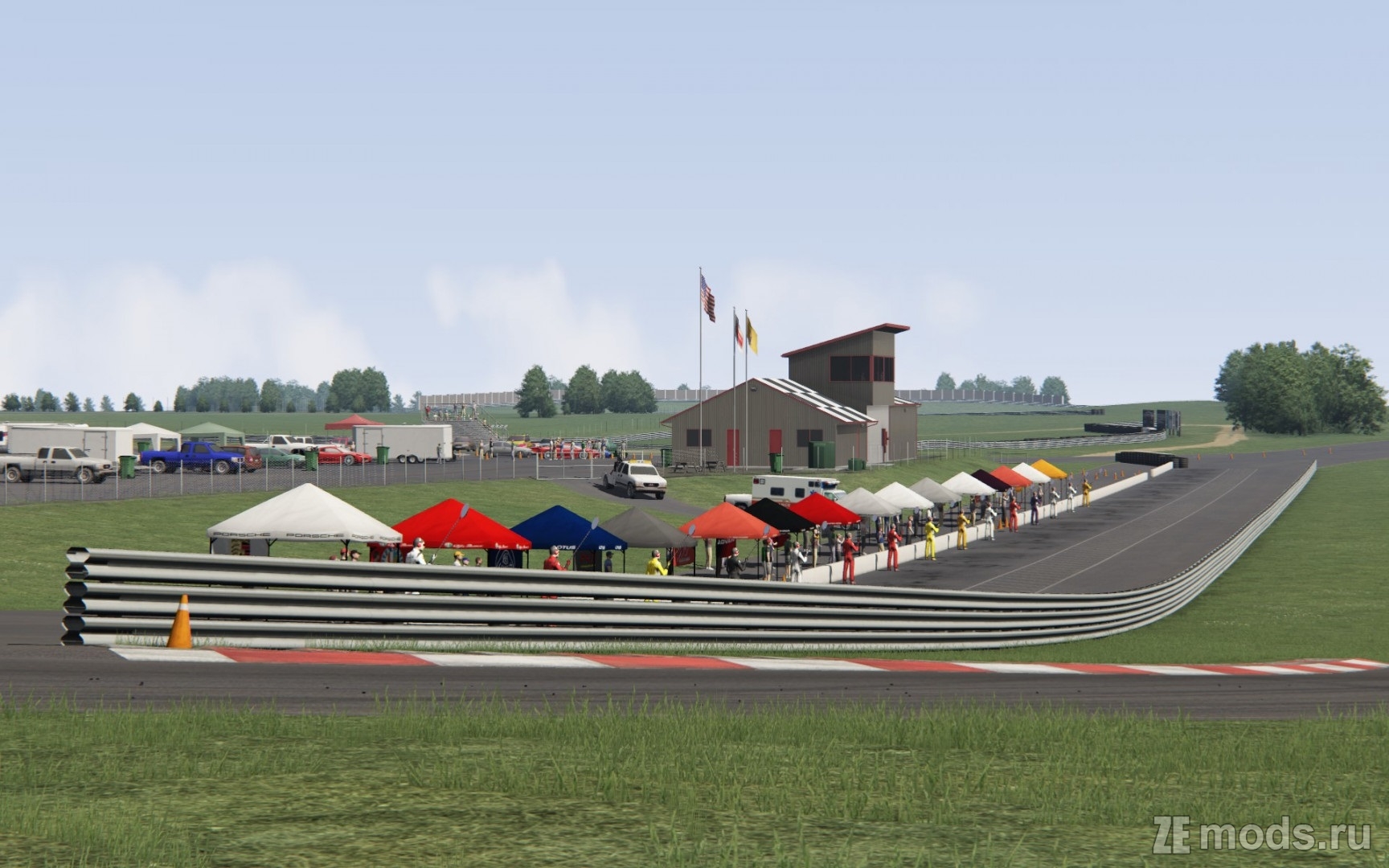 Карта "New Jersey Motorsports Park: Lightning" (1.1) для Assetto Corsa