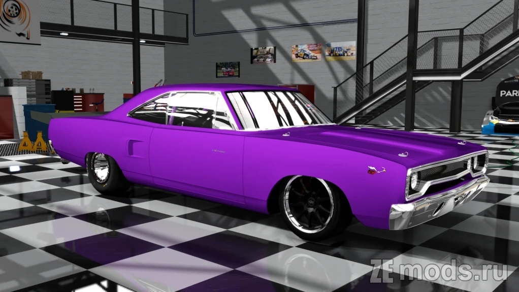 Мод Plymouth Road Runner Drag для Assetto Corsa