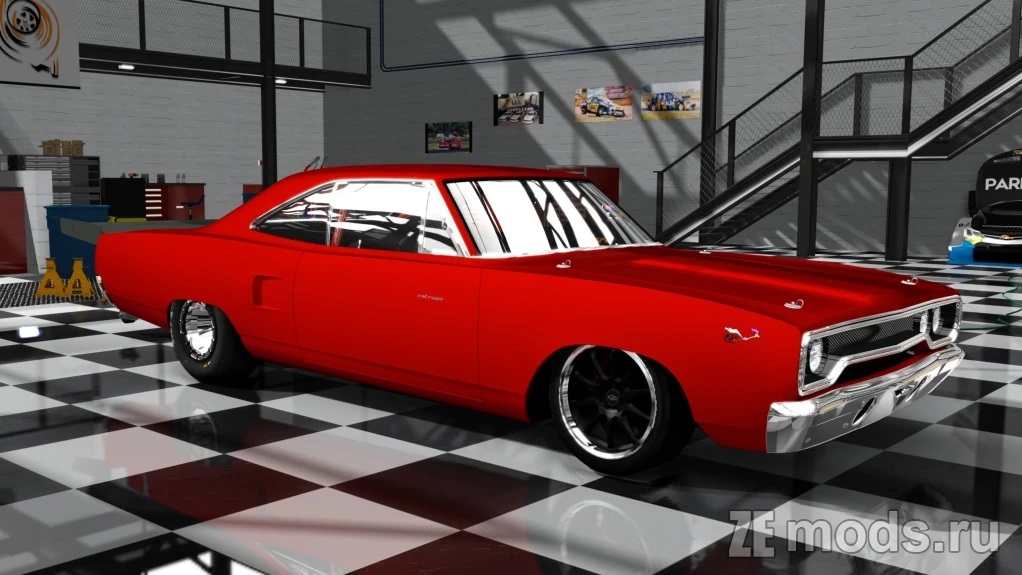 Мод Plymouth Road Runner Drag для Assetto Corsa