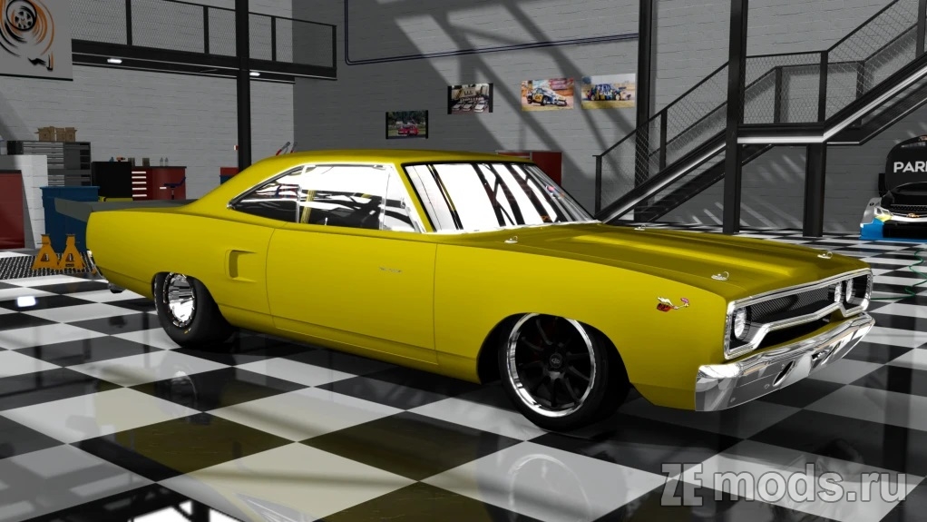 Мод Plymouth Road Runner Drag для Assetto Corsa