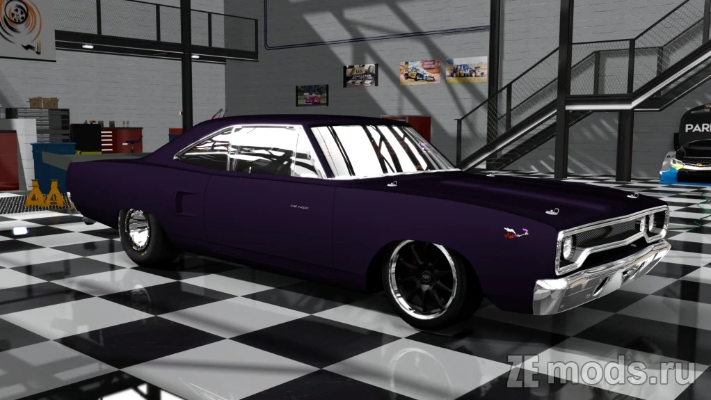 Мод Plymouth Road Runner Drag для Assetto Corsa