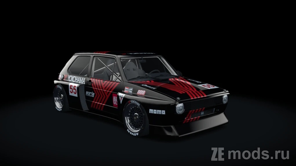 Мод Volkswagen Golf MK1 Club Track (1.4) для Assetto Corsa