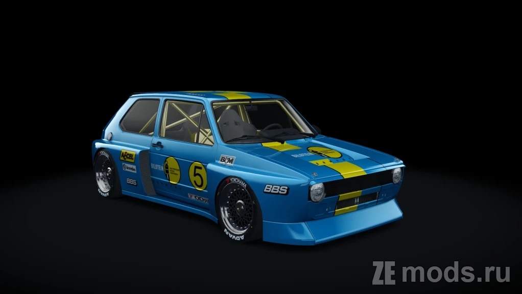 Мод Volkswagen Golf MK1 Club Track (1.4) для Assetto Corsa