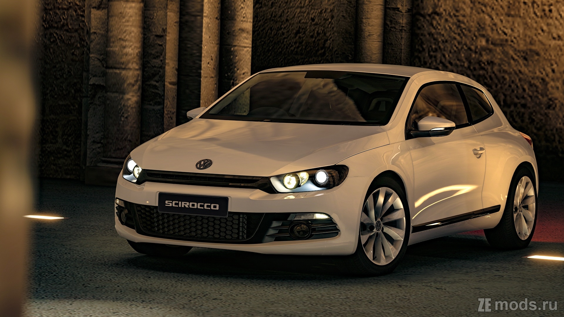 Мод Volkswagen Scirocco GT 2009 TSI DSG (2.0) для Assetto Corsa