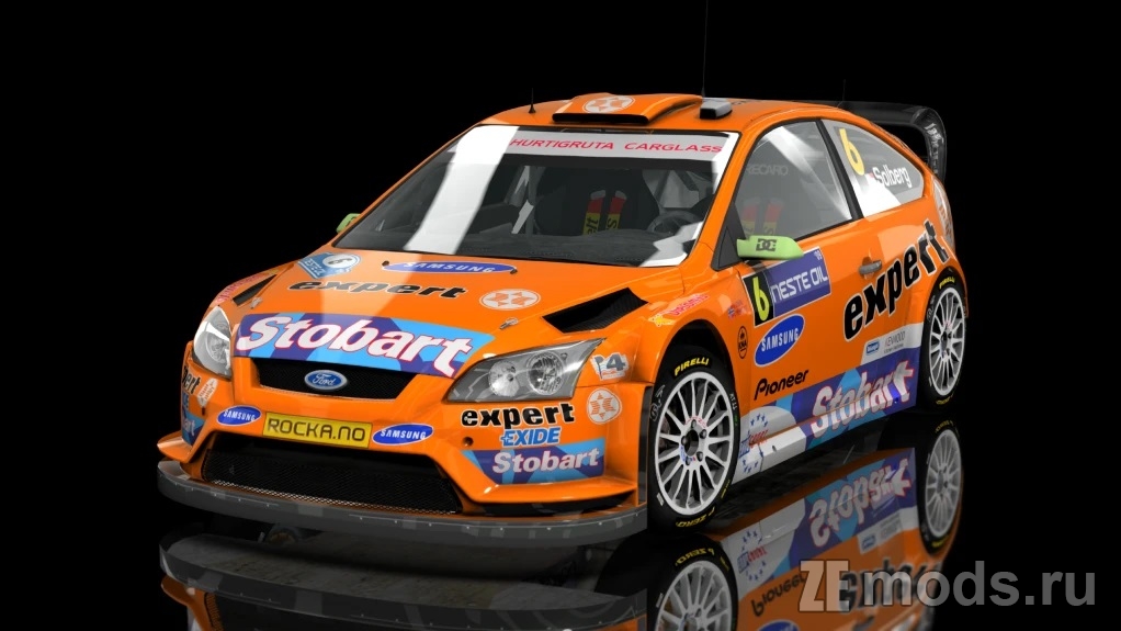 Мод WRC Ford Focus RS 2010 Rally by Gr.Team (1.0) для Assetto Corsa