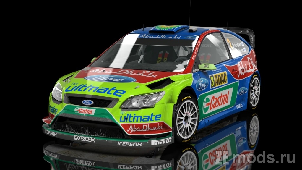WRC Ford Focus RS 2010 Rally by Gr.Team (1.0) для Assetto Corsa
