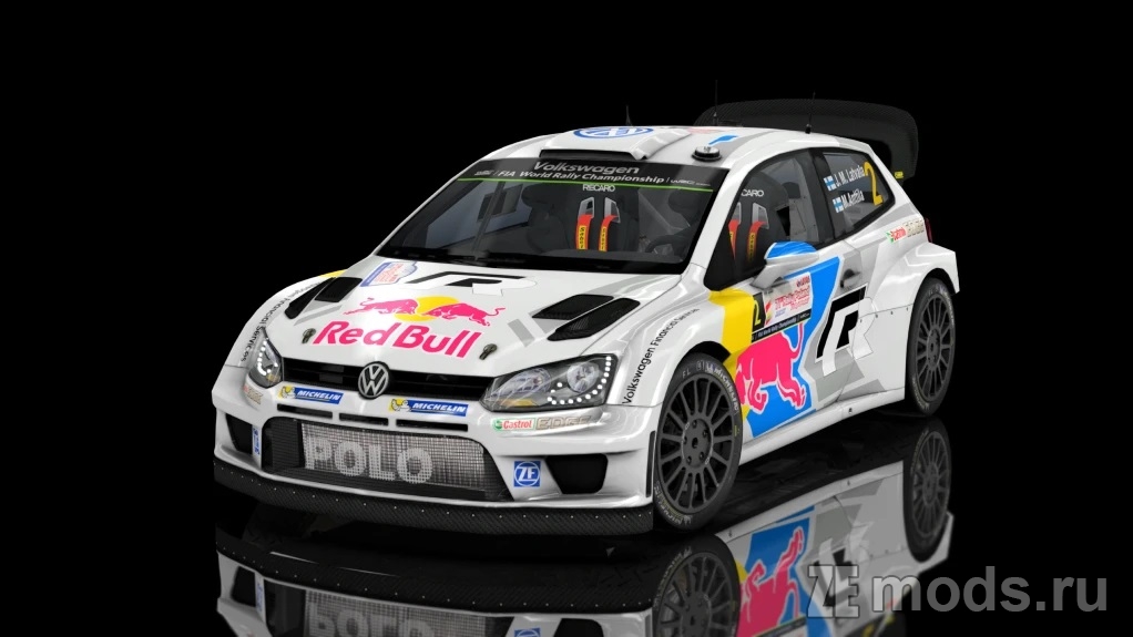 Мод WRC VW Polo R 2017 Rally WRC by GR.TEAM (1.0) для Assetto Corsa