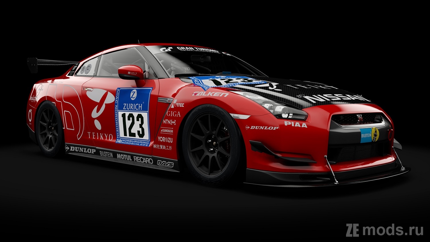 Мод Nissan GT-R R35 CUP 2007 (1.0) для Assetto Corsa