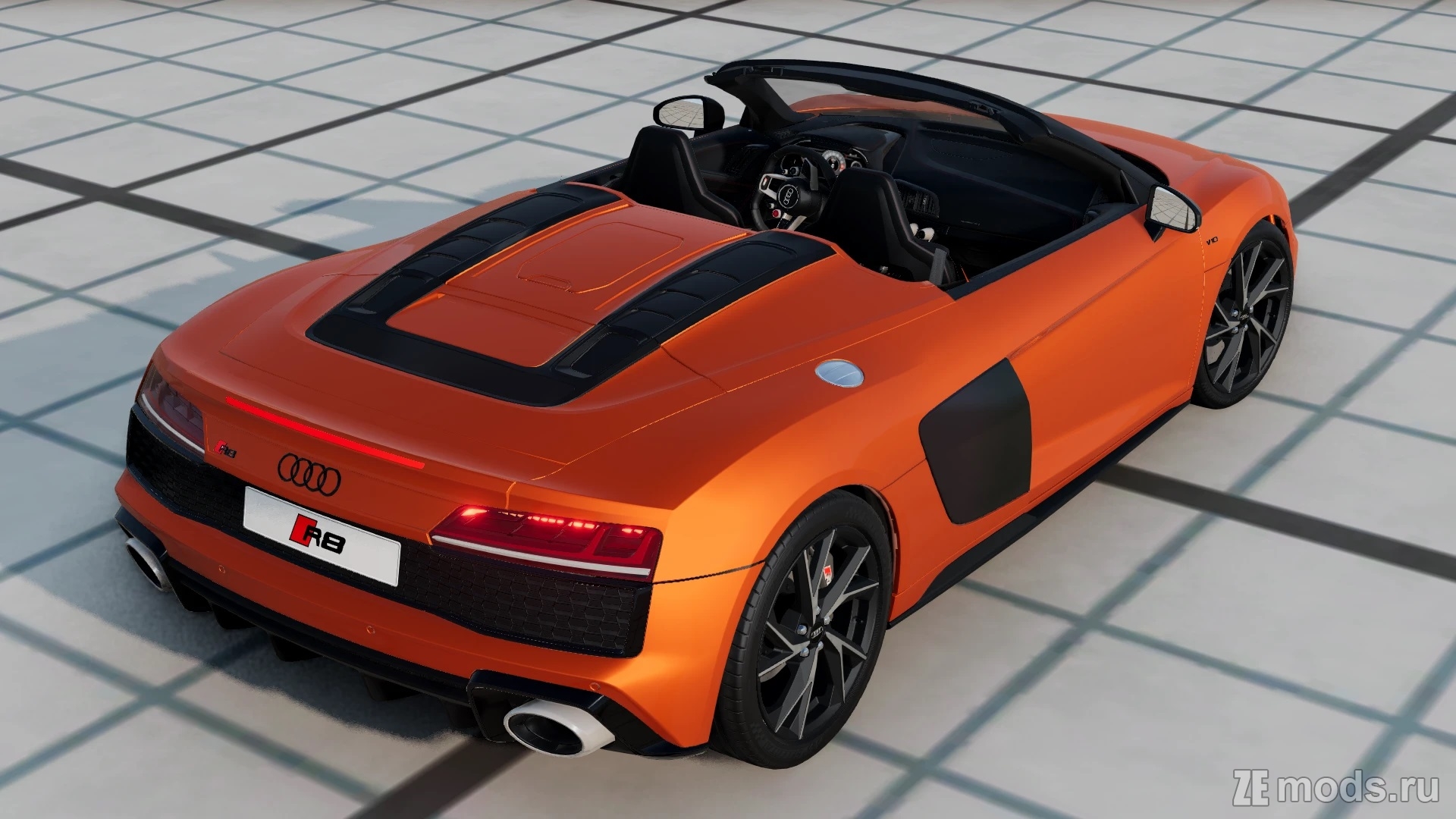 Мод Audi R8 2016 - 2023 (5.1) для BeamNG.drive