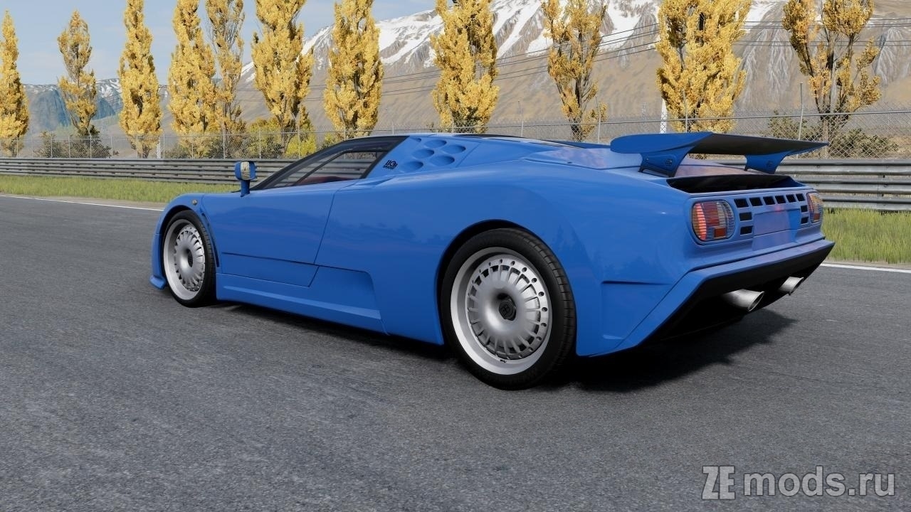 Мод Bugatti EB110 (1.0) для BeamNG.drive