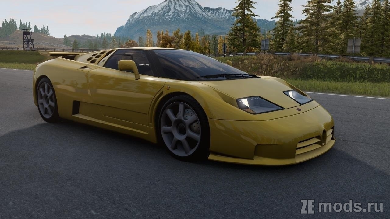 Мод Bugatti EB110 (1.0) для BeamNG.drive