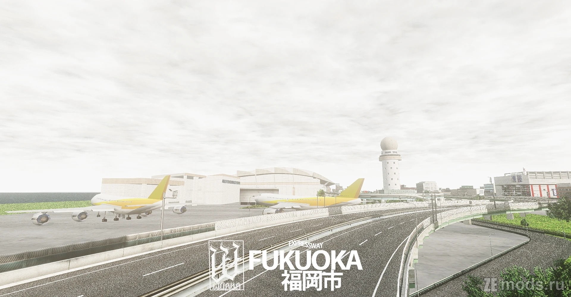 Карта FA Fukuoka Urban Expressway для BeamNG.drive