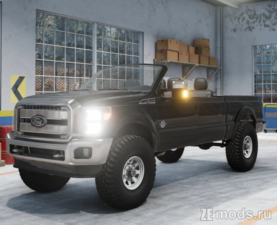 Мод Ford F250 2010-2016 для BeamNG.drive