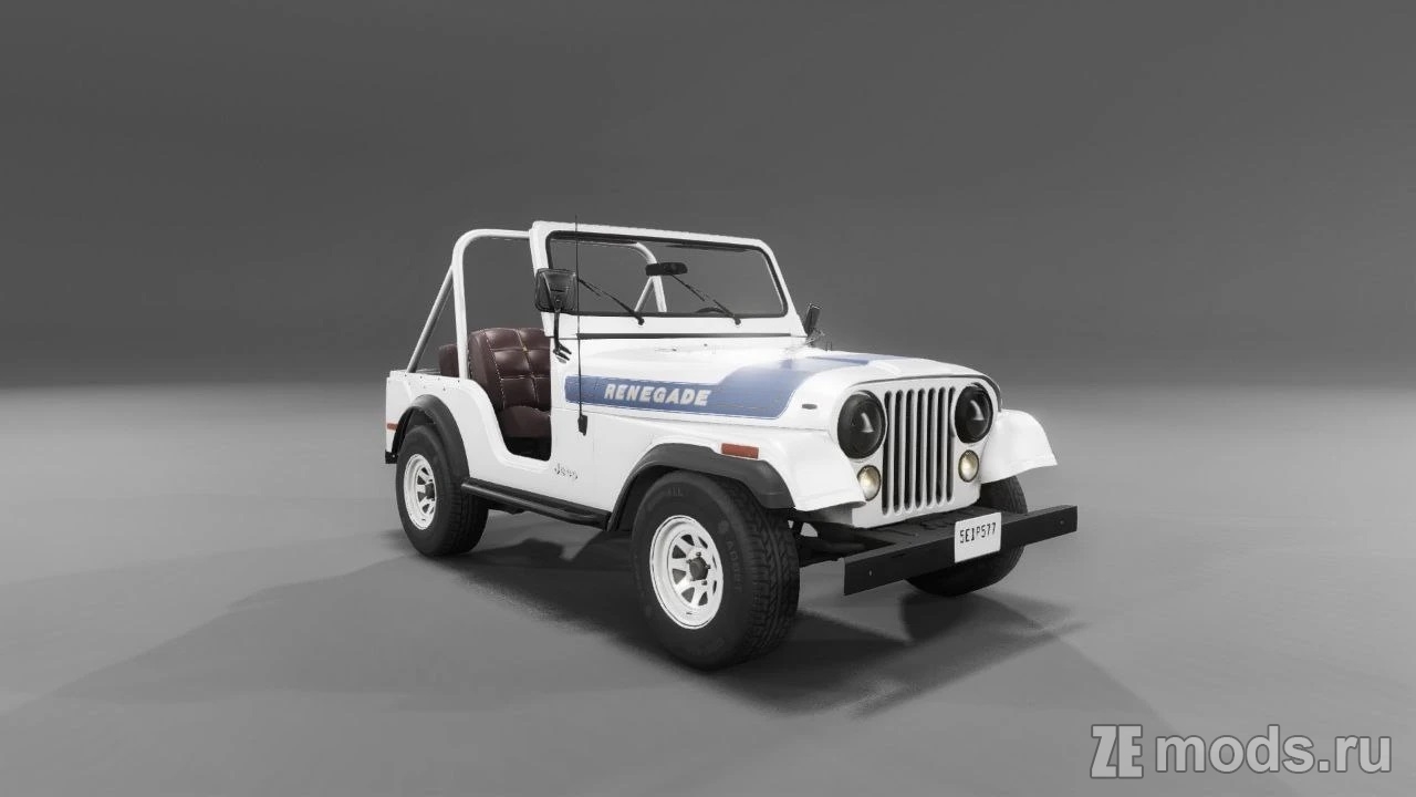 Мод Jeep Renagade Cj 5 1978 для BeamNG.drive