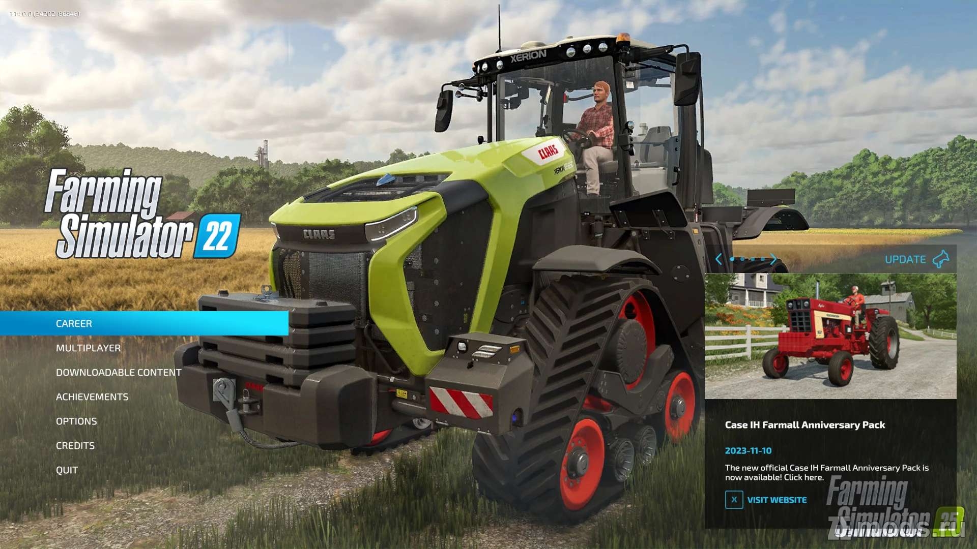 Custom Background (Кастомный Фон) (1.0) для Farming Simulator 22