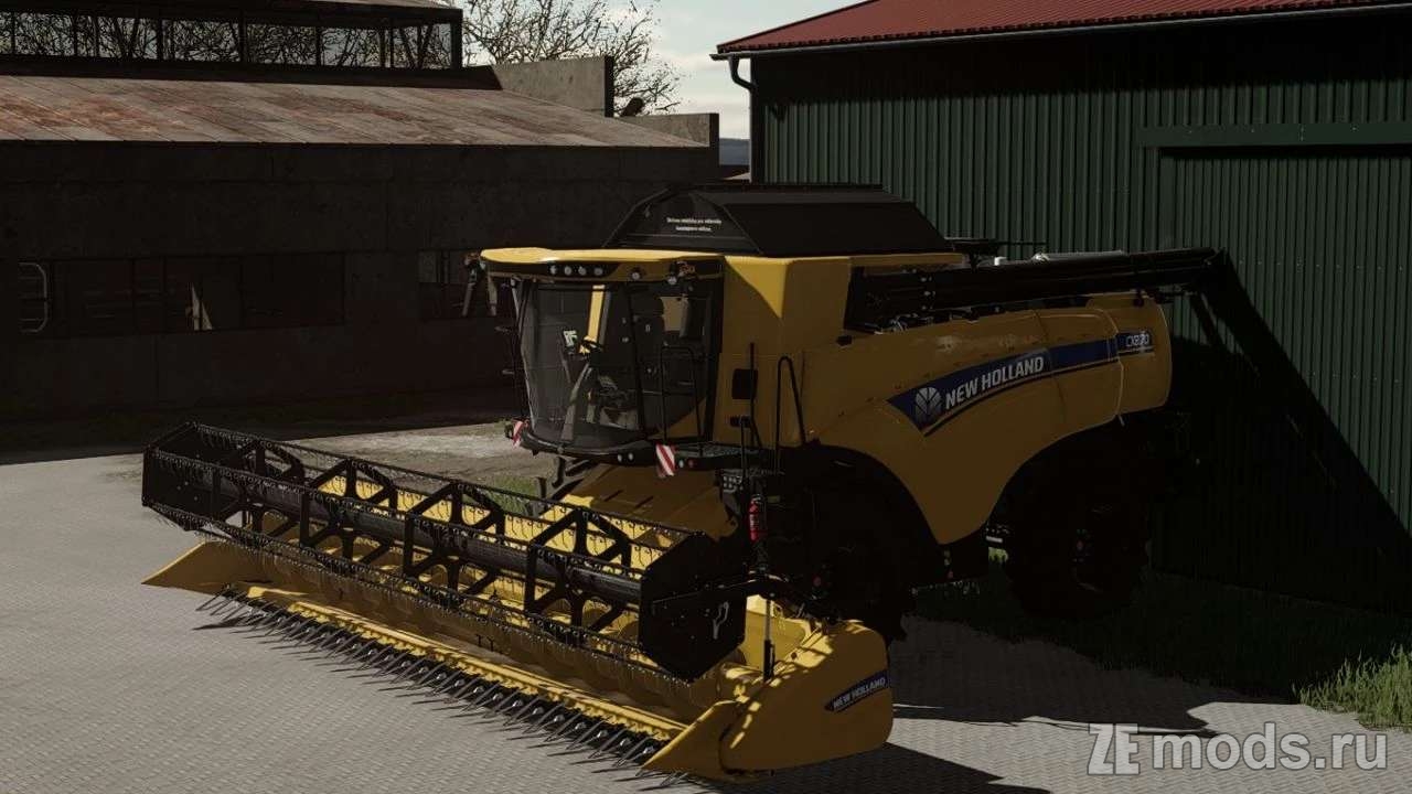 Мод Комбайн New Holland СХ 8.70 — 8.90 (1.2) для Farming Simulator 22