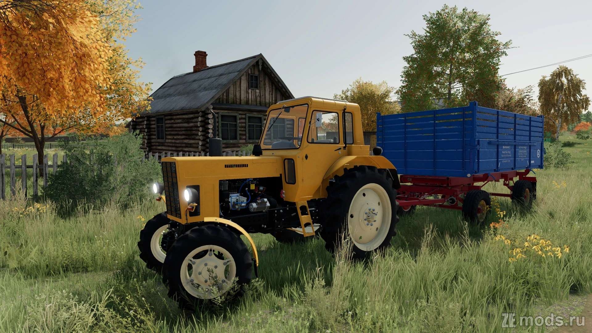 Мод Прицеп 2ПТС-4 887б (1.0) для Farming Simulator 22