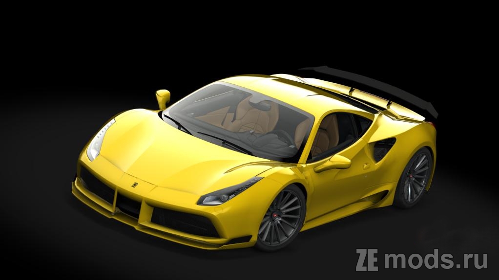 Мод Ferrari 488 GTB N-LARGO (1.0) для Assetto Corsa