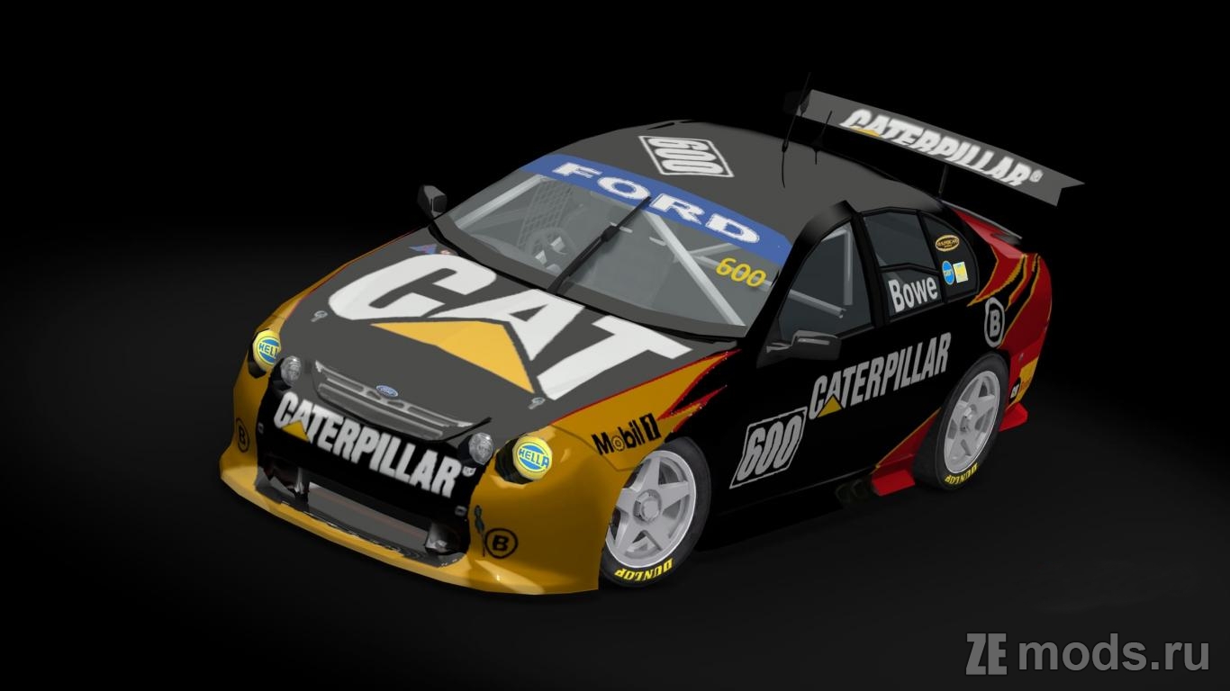 Мод Ford Falcon AU XR8 V8 Supercars (1.1) для Assetto Corsa