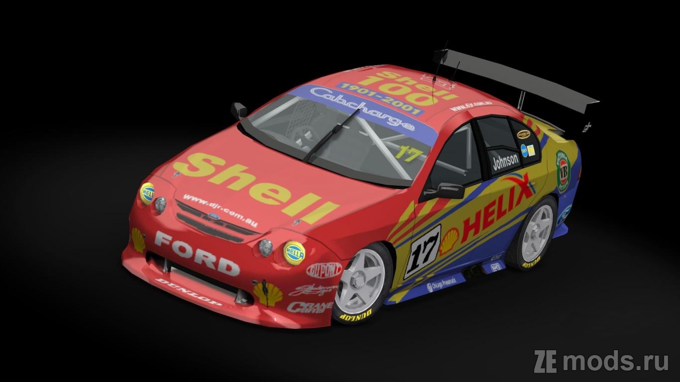 Мод Ford Falcon AU XR8 V8 Supercars (1.1) для Assetto Corsa