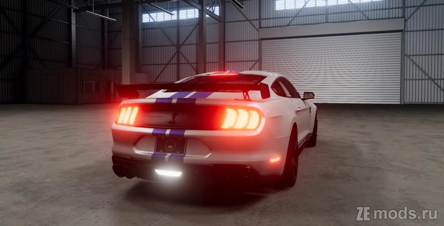 Мод Ford Mustang Shelby (1.1.) для BeamNG.Drive (0.32.x)