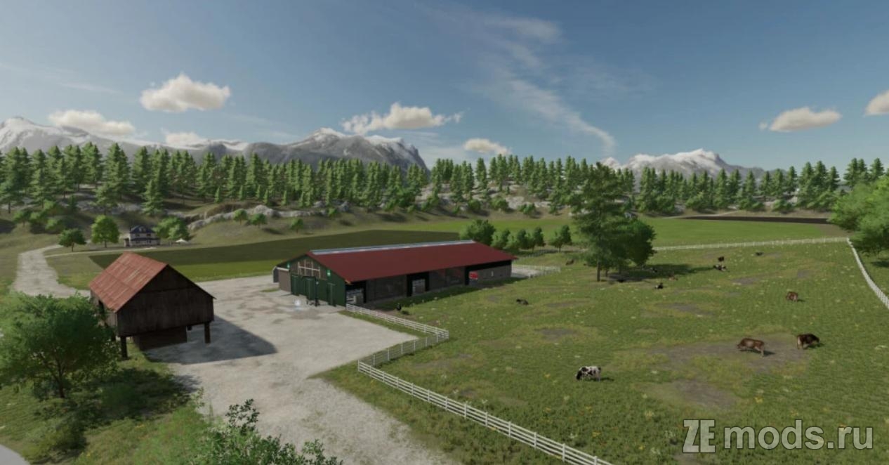 Мод Карта GOLDCREST VALLEY 22 (2.0.0.2) для Farming Simulator 22