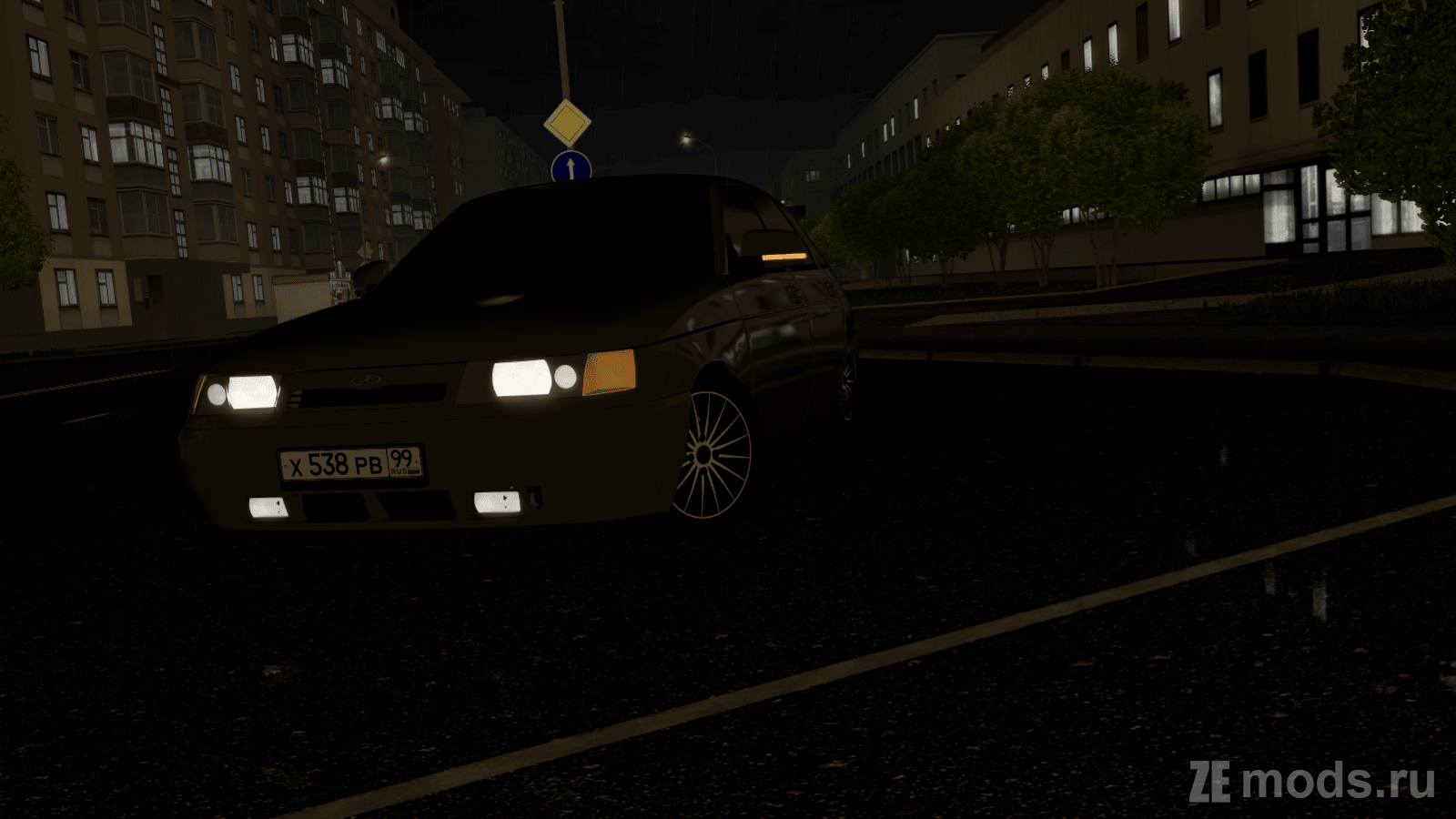 Мод Лада 2112 для Car City Driving (CCD 1.5.9.2)