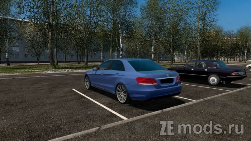 Мод Mercedes-Benz E400 для Car City Driving (CCD 1.5.9.2)