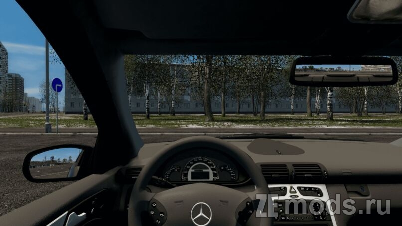 Мод Mercedes-Benz C32 AMG W203 для Car City Driving (CCD 1.5.9.2)