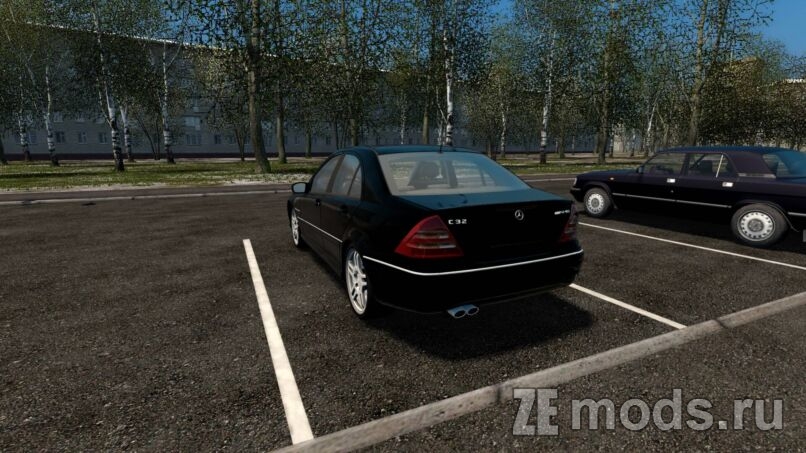 Мод Mercedes-Benz C32 AMG W203 для Car City Driving (CCD 1.5.9.2)