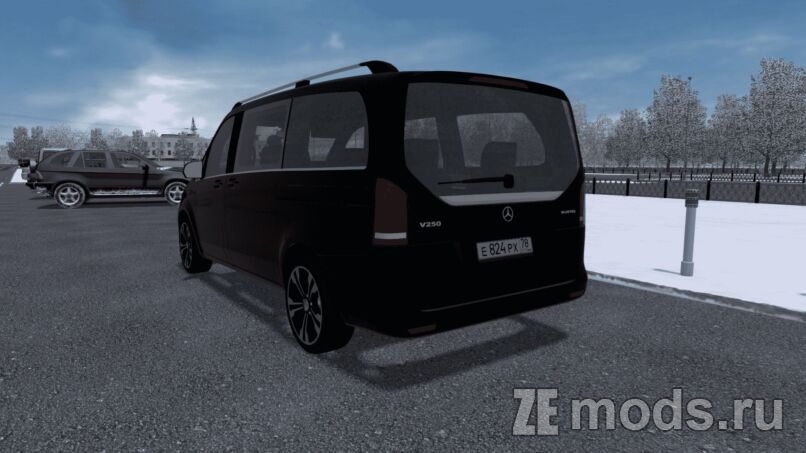 Мод Mercedes Benz V-Class для Car City Driving (CCD 1.5.9.2)