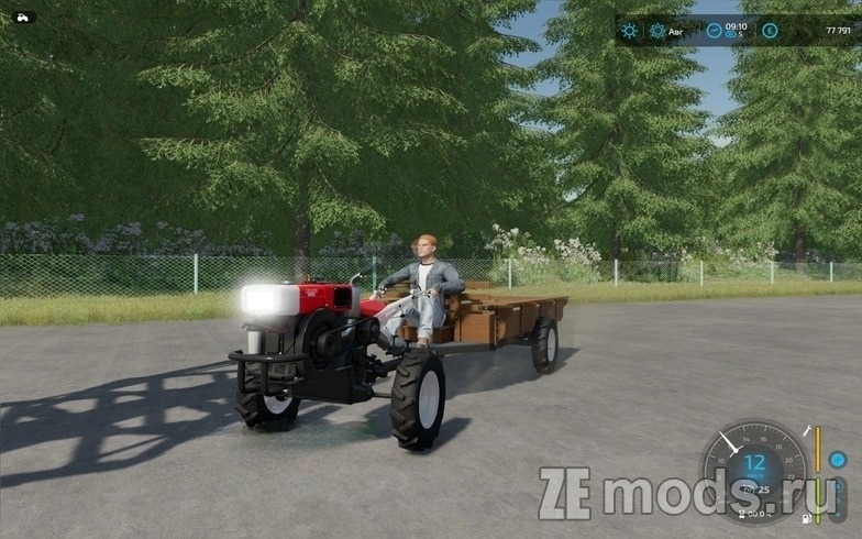 Мод Мотоблок (1.0) для Farming Simulator 22