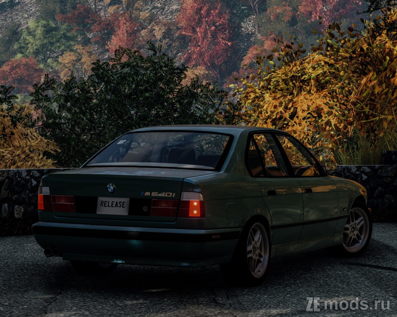 Мод BMW E34 rework v1.2 для BeamNG.drive