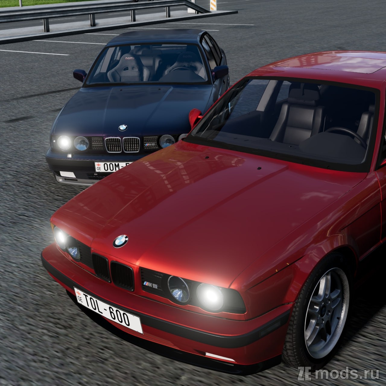 BMW E34 rework v1.2 для BeamNG.drive