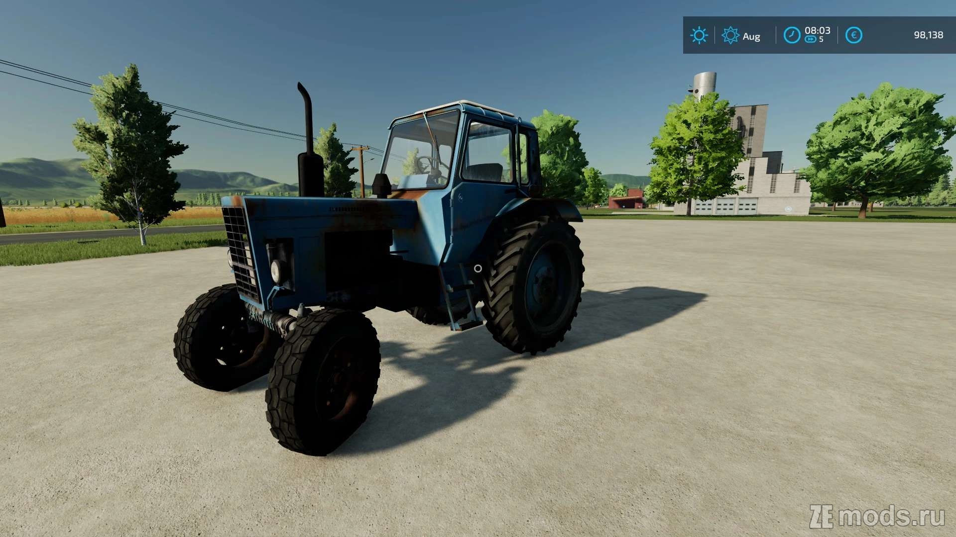 Мод Трактор МТЗ-80 (1.0) для Farming Simulator 22