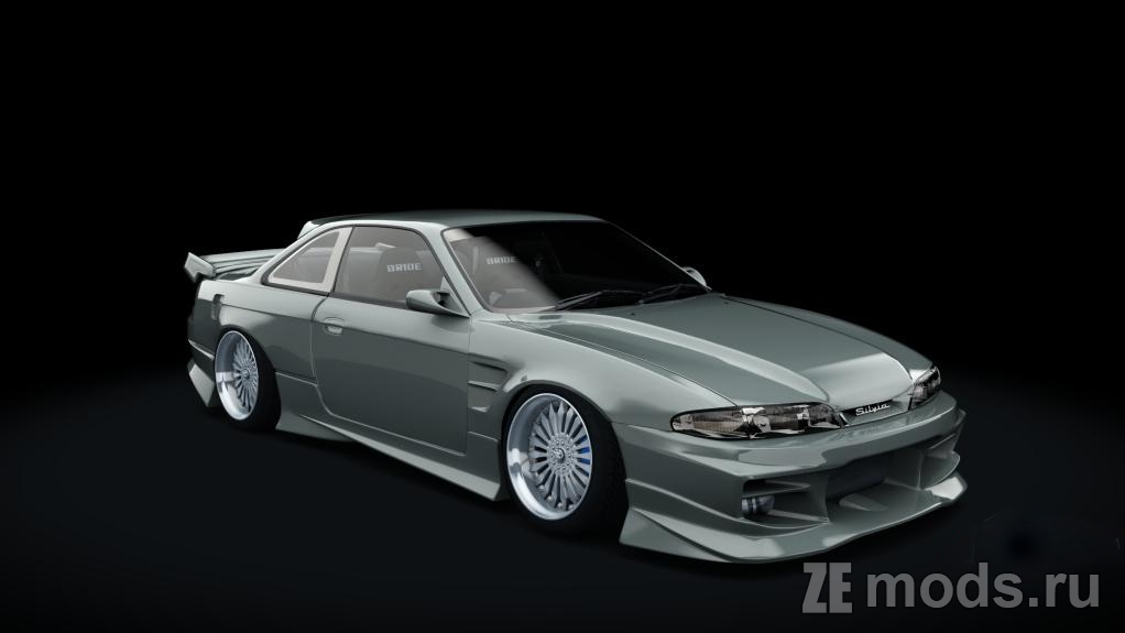 Мод Nissan Silva S14 Zenki Street V3 (5.0) для Assetto Corsa