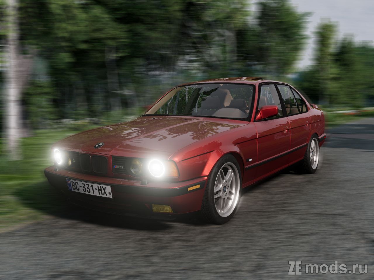 Мод BMW E34 rework v1.2 для BeamNG.drive