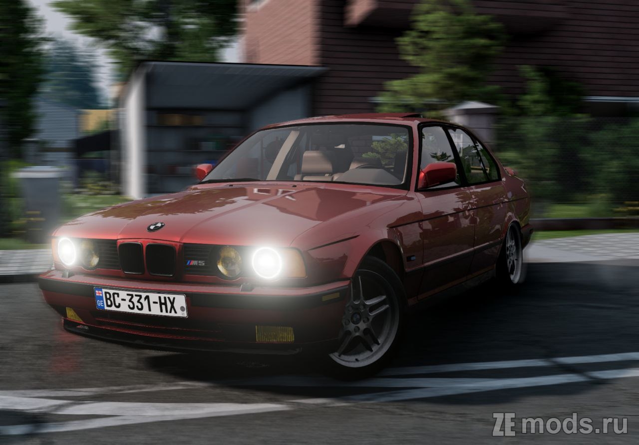 Мод BMW E34 rework v1.2 для BeamNG.drive