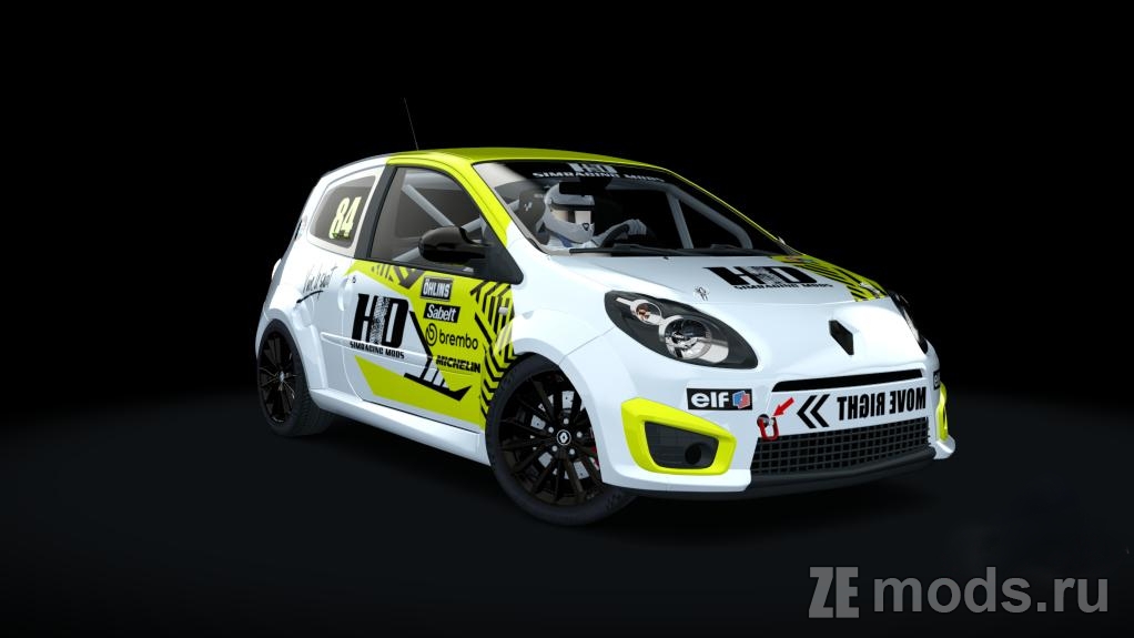 Мод Renault Twingo RS Twincup&#039;2 EVO (1.0) для Assetto Corsa