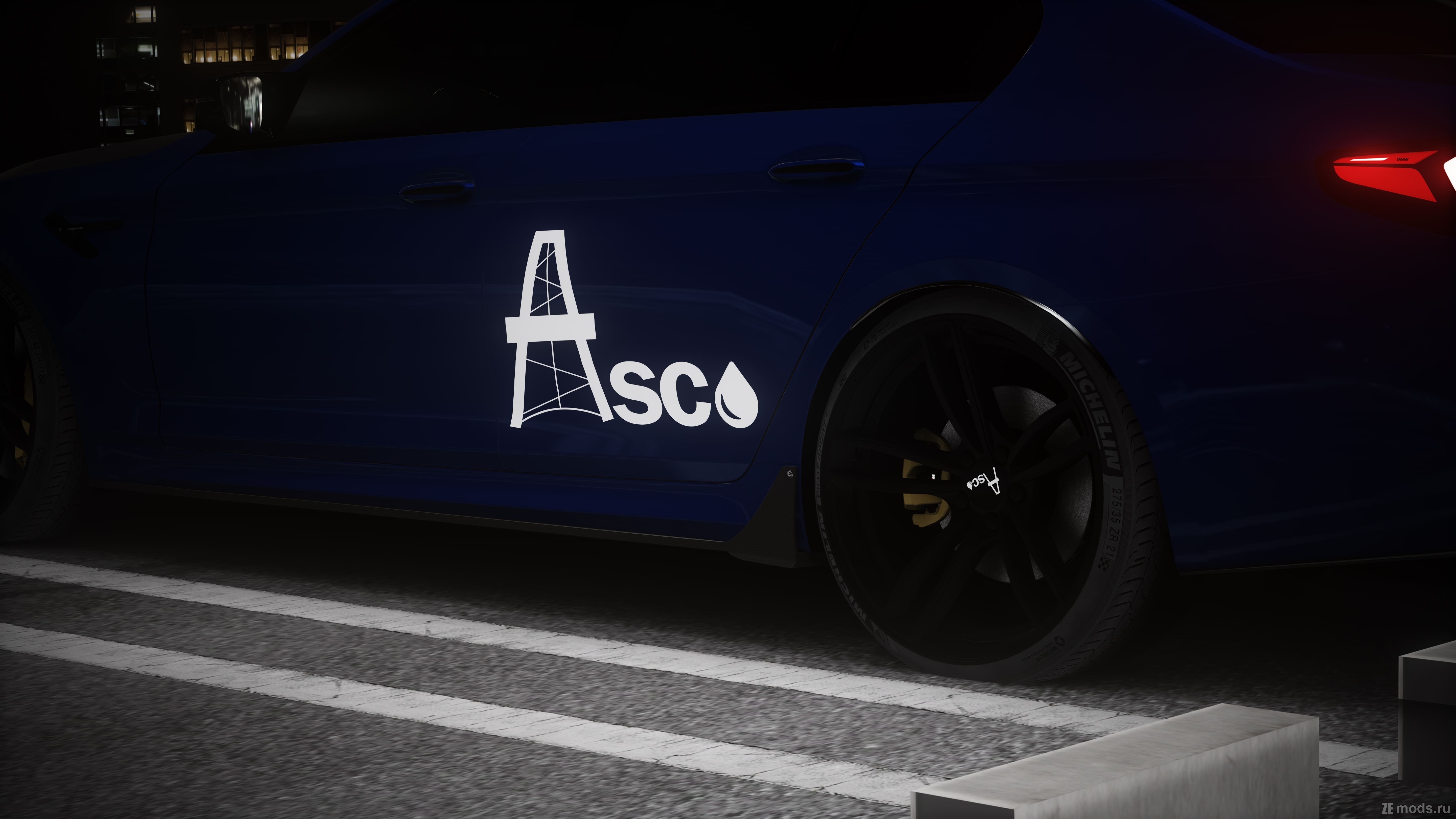 Мод BMW M5 F90 ASCO для Assetto Corsa