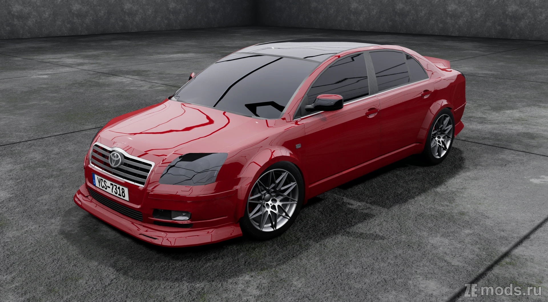 Мод Toyota Aventsis 2004 (1.0 Update 7) для BeamNG.Drive (0.32.x)