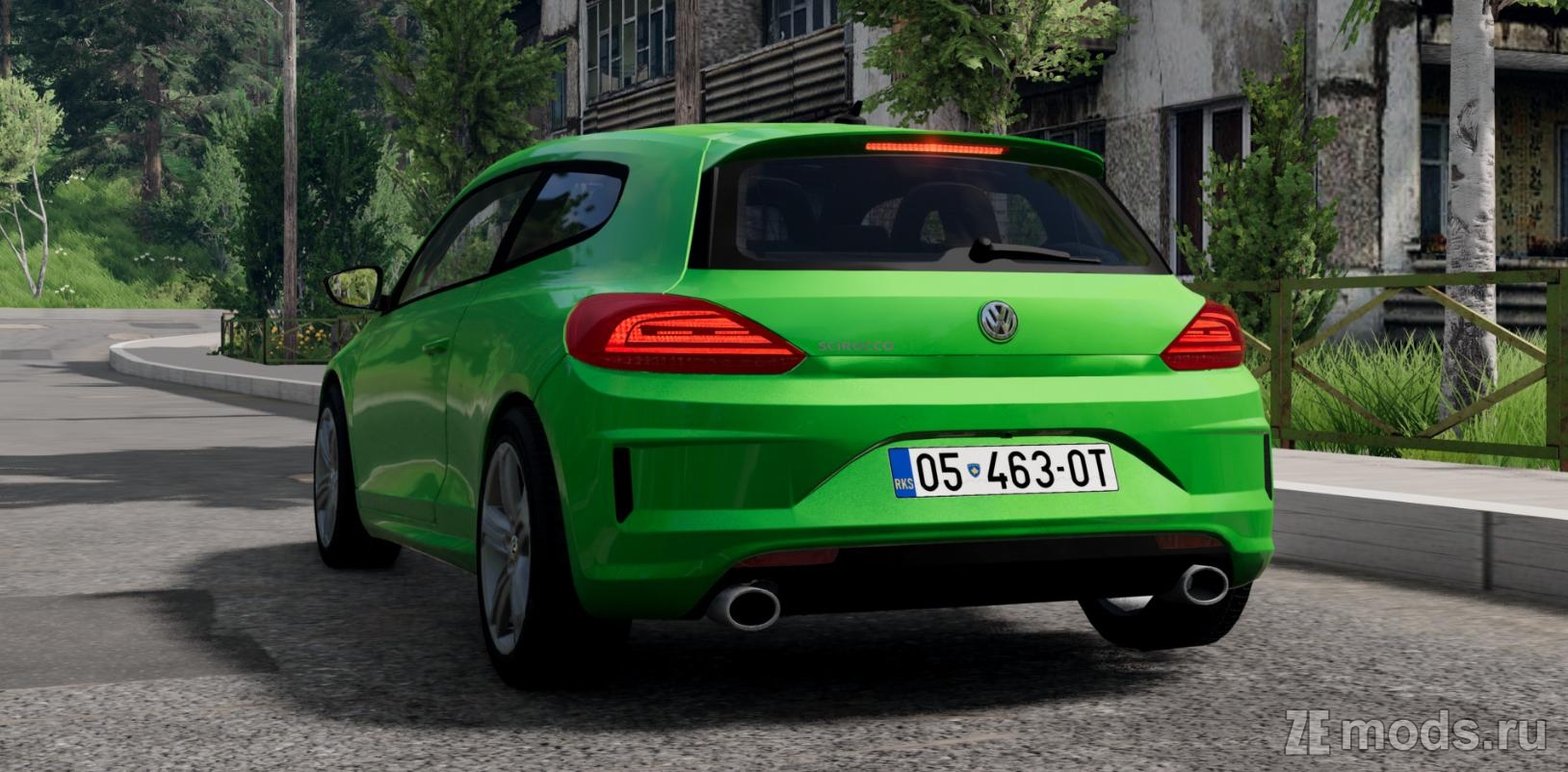 Мод Volkswagen Scirocco 2008-2017 (1.4) для BeamNG.Drive (0.32.x)