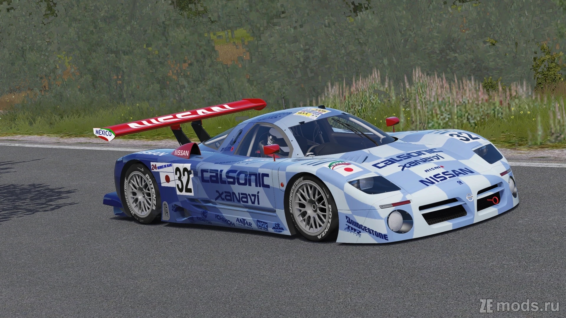 Мод Nissan R390 GT1 (2.0) для Assetto Corsa