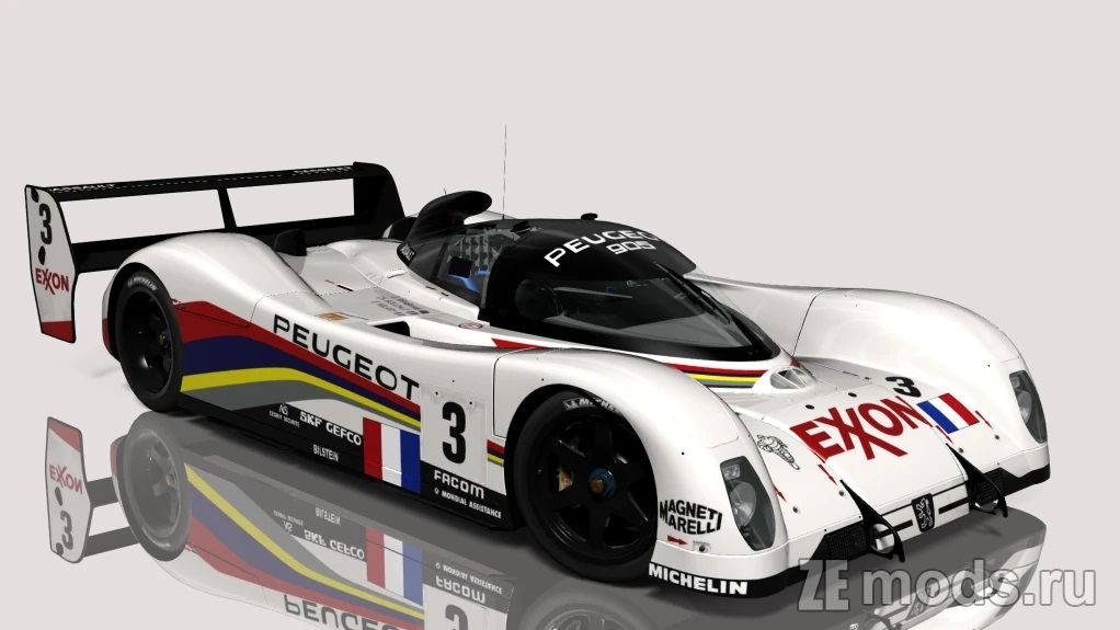 Мод Peugeot 905 (1.0) для Assetto Corsa