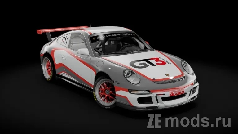 Мод Porsche 911 GT3 2008 R-GT Montana для Assetto Corsa