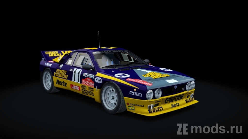 Мод Lancia Rally 037 Evo 2 Gr. B (1.3) для Assetto Corsa