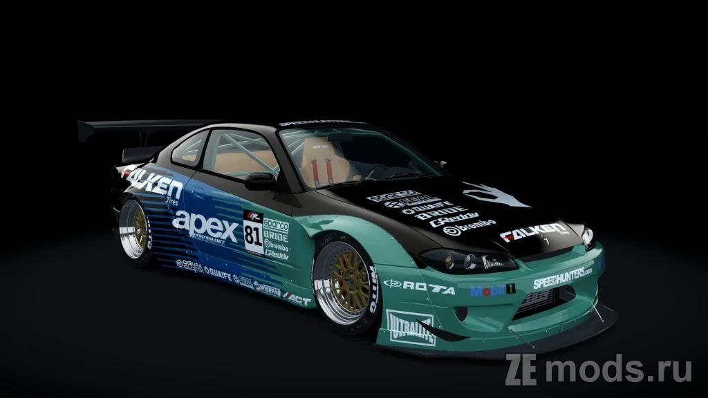 Мод Nissan S15 Silvia R Time Attack (1.2) для Assetto Corsa