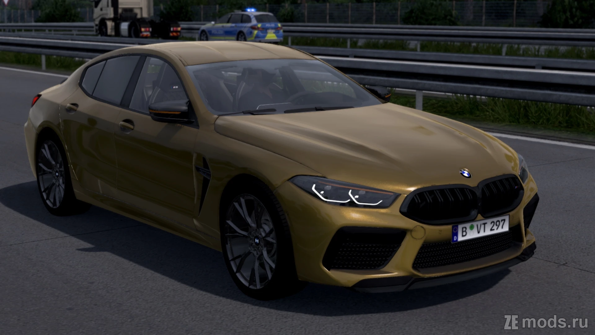 Мод BMW M8 Competition G16 2022 для Euro Truck Simulator 2 (1.50.x)