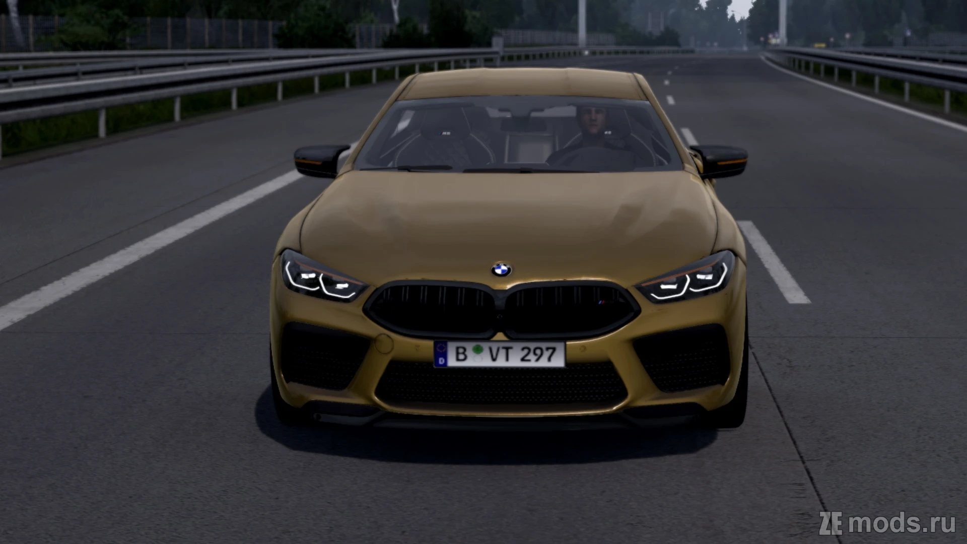 Мод BMW M8 Competition G16 2022 для Euro Truck Simulator 2 (1.50.x)