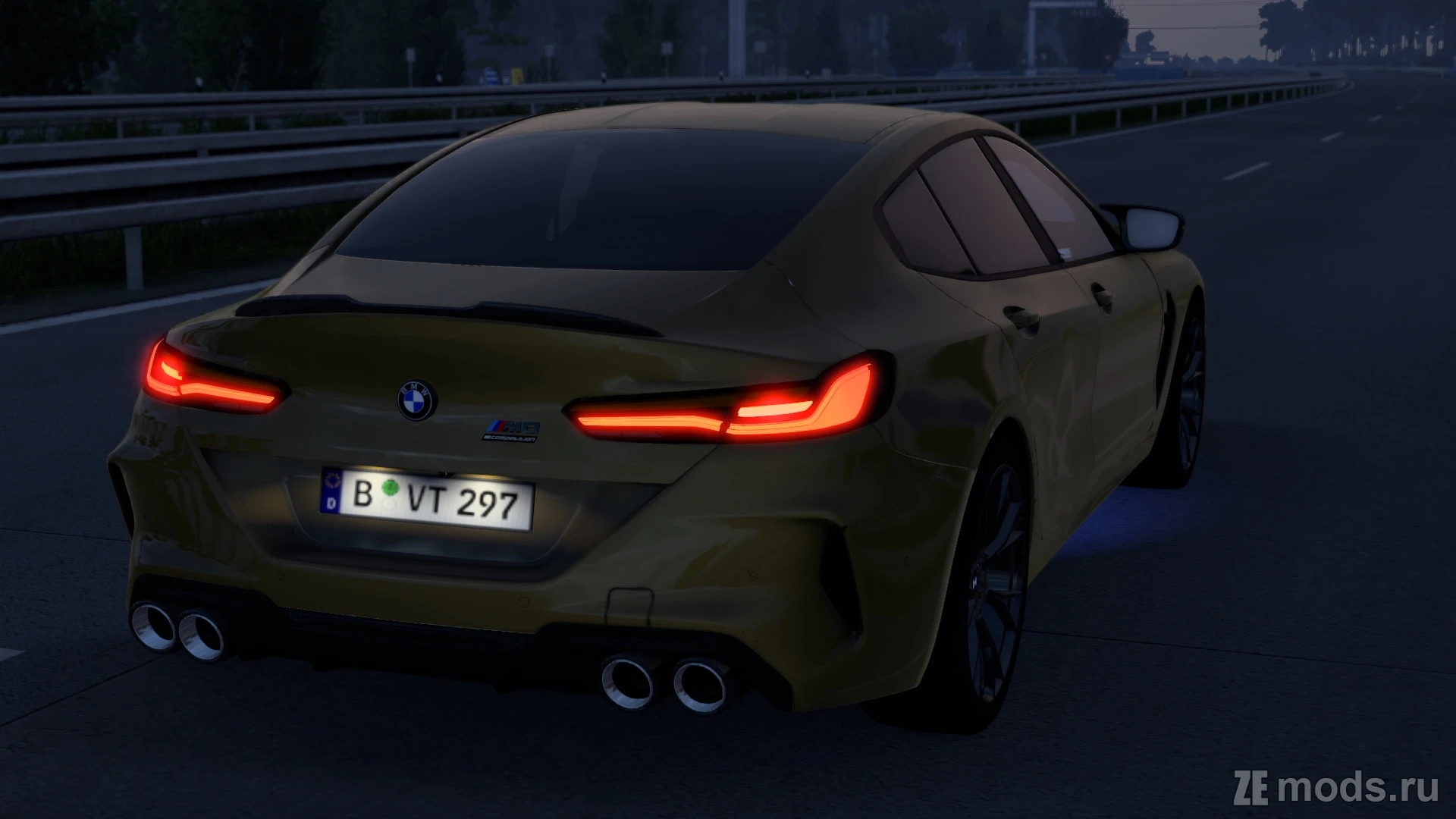 Мод BMW M8 Competition G16 2022 для Euro Truck Simulator 2 (1.50.x)